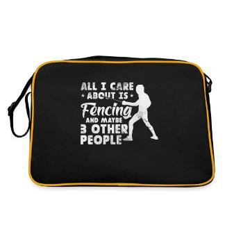 Fencing - Retro Bag - black/gold - Back