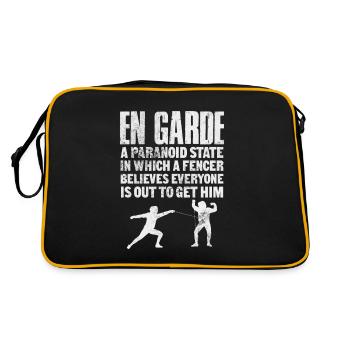 Fencing - Retro Bag - black/gold - Back