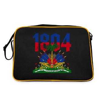Haïti - Sac Retro - noir/or - Dos