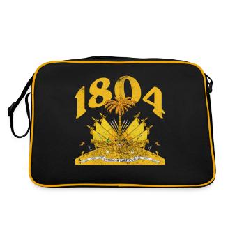 Haïti - Sac Retro - noir/or - Dos