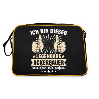 Dictons fermiers - Sac Retro - noir/or - Dos