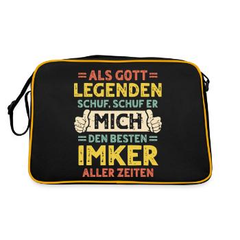 Beekeeper - Retro Bag - black/gold - Back
