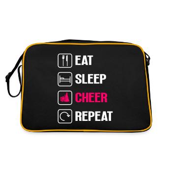 Cheerleading Cheerleader Base Flyer - Retro Bag - black/gold - Back