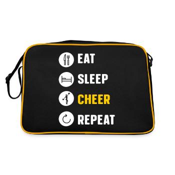 Cheerleading Cheerleader Base Flyer - Retro Bag - black/gold - Back