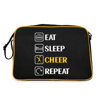 Cheerleading Cheerleader Base Flyer - Retro Bag - black/gold - Back