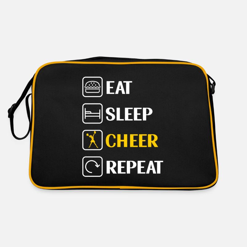 Cheerleading Cheerleader Base Flyer Retro Tasche