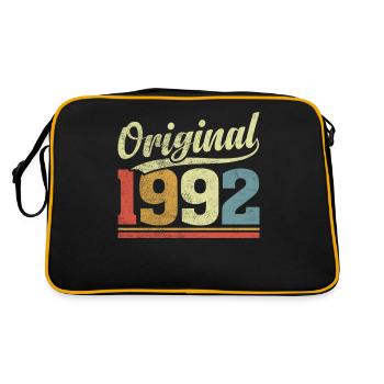 Original 1992 Drôle 32e anniversaire Rétro Trente - Sac Retro - noir/or - Dos