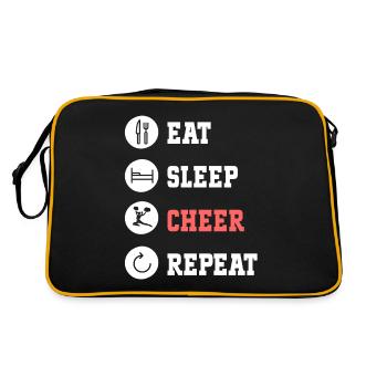 Cheerleading Cheerleader Base Flyer - Retro Bag - black/gold - Back