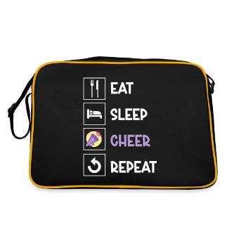 Cheerleading Cheerleader Base Flyer - Retro Bag - black/gold - Back