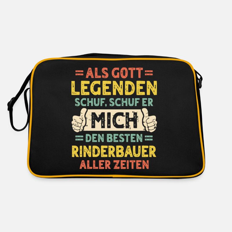Cattle farmer Retro Bag