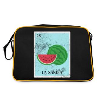 Watermelon - Retro Bag - black/gold - Back