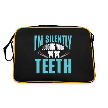 Dentist - Retro Bag - black/gold - Back