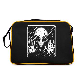 Étranger - Sac Retro - noir/or - Dos