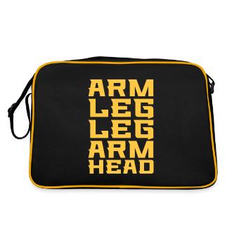 Musulman Islam Allah Ramadan Kareem Cadeau - Sac Retro - noir/or - Dos