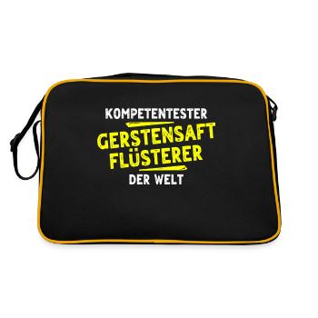 Barley Juice Gift - Retro Bag - black/gold - Back