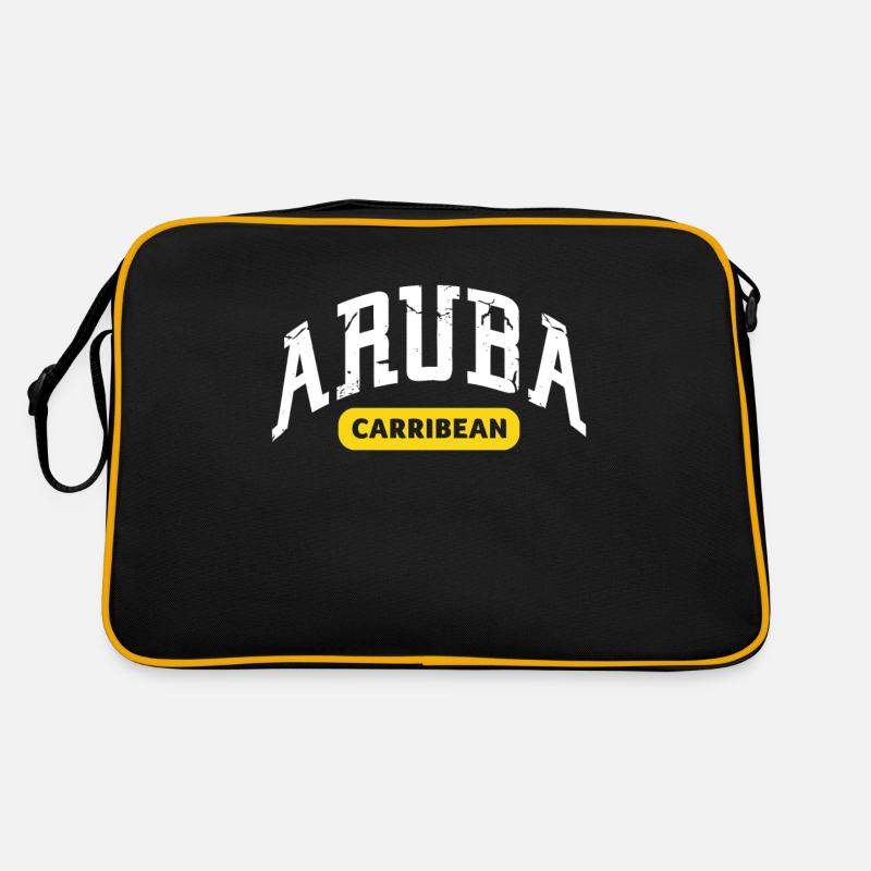 Aruba Caraïbes Été Ocean Beach Cadeau Sac Retro