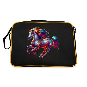 Cheval andalou - Sac Retro - noir/or - Dos