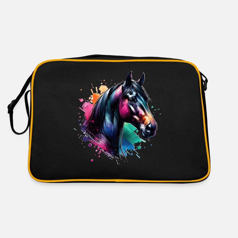 Cheval Motif Andalou Sac Retro