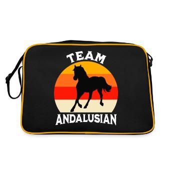 L’équipe Andalou - Sac Retro - noir/or - Dos