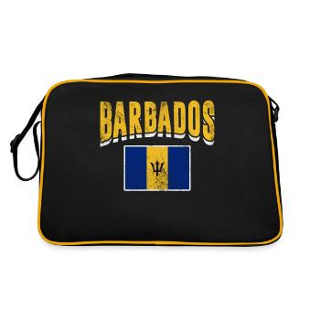 Barbade - Sac Retro - noir/or - Dos