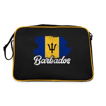 Barbade - Sac Retro - noir/or - Dos
