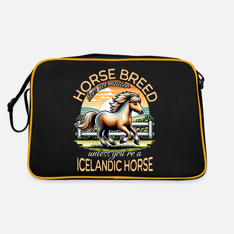 Icelandic Horse Icelander Retro Bag