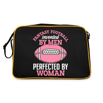 Fantasy Football Invented By Men FFL Girls Draft - Retro Bag - black/gold - Back
