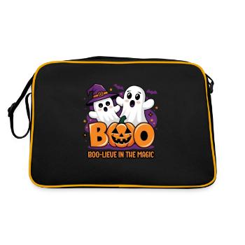 Mignon fantôme Halloween tenue femmes - Sac Retro - noir/or - Dos
