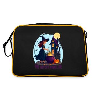Magical Witches Outfit Women's Halloween - Retro Bag - black/gold - Back