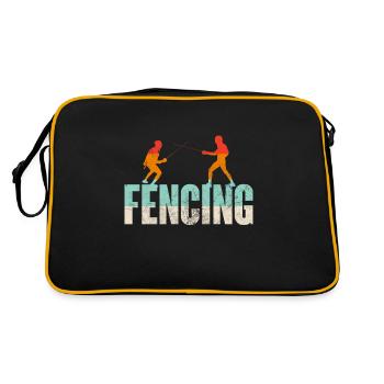 Fencing - Retro Bag - black/gold - Back