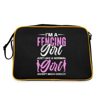 Fencing - Retro Bag - black/gold - Back
