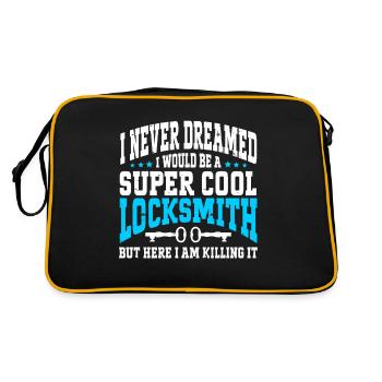 Serrurier Crochetage Crocheteur - Sac Retro - noir/or - Dos