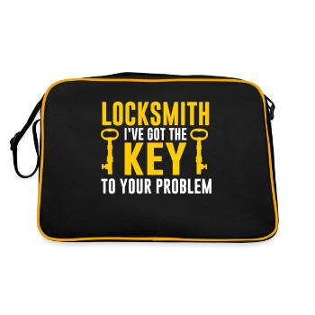 Serrurier Crochetage Crocheteur - Sac Retro - noir/or - Dos
