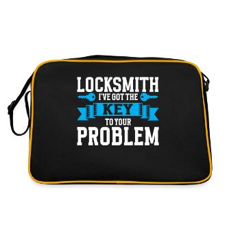 Serrurier Crochetage Crocheteur - Sac Retro - noir/or - Dos