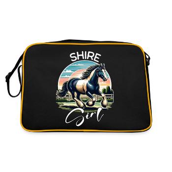 Cheval Shire Fille Cheval Shire - Sac Retro - noir/or - Dos