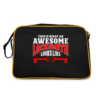 Serrurier Crochetage Crocheteur - Sac Retro - noir/or - Dos