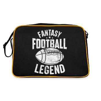 Fantasy Football Legend Funny Football Commish - Retro Bag - black/gold - Back