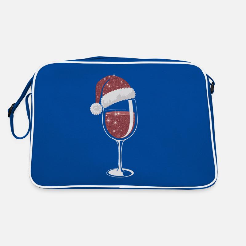 Verre à vin de Noël élégant Sac Retro