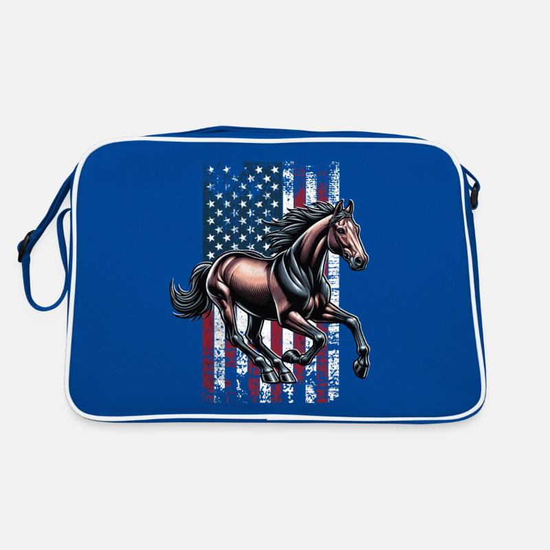 Irish Draught US Irish Draft Horse Retro Bag