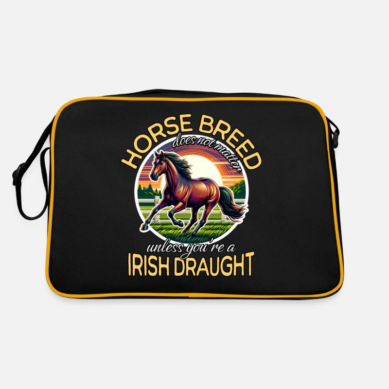 Irish Draught Irish Draft Horse Retro Bag