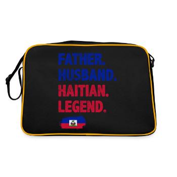 Haïti - Sac Retro - noir/or - Dos