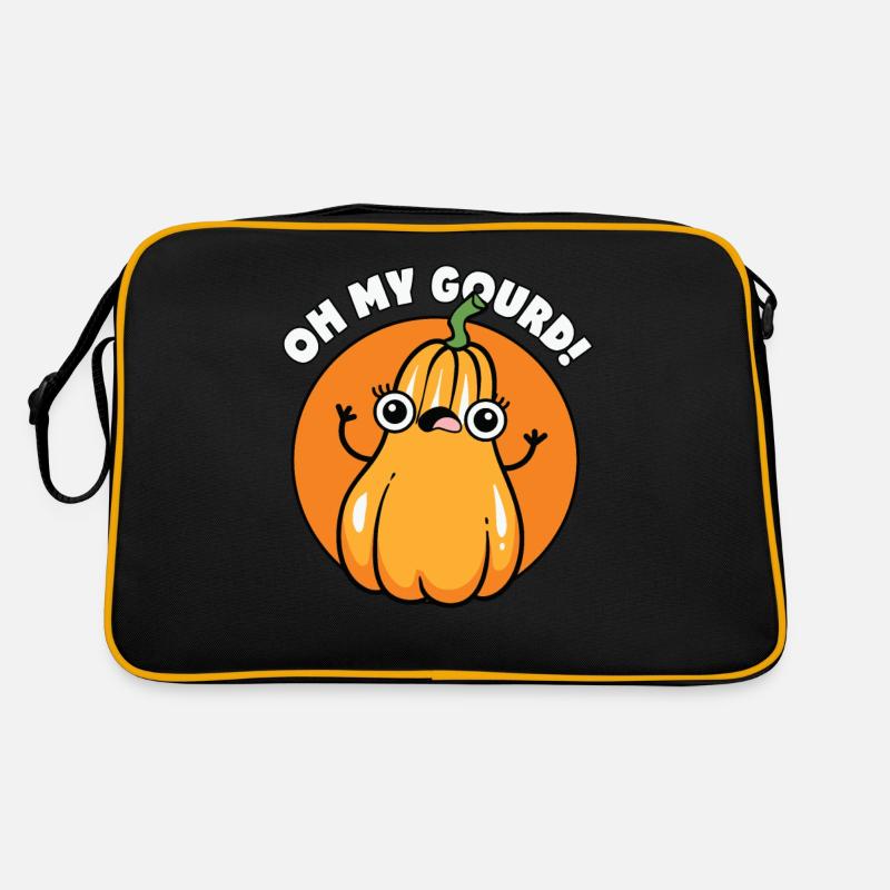 Oh My Pumpkin - Funny Fall Outfit Retro Bag