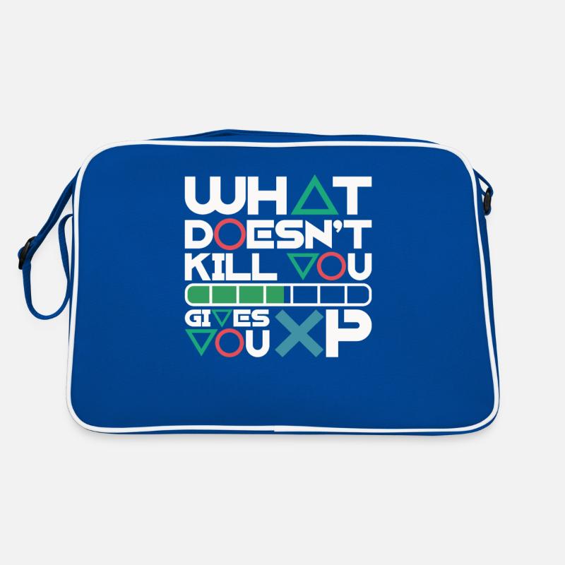 Was dich nicht umbringt, gibt dir XP – Motivation Retro Tasche