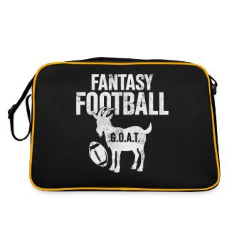 Fantasy Football GOAT Commissaire Draft Kicker - Sac Retro - noir/or - Dos