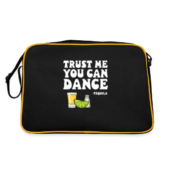 Tequila Sunrise Booze Party Mexique Cadeau - Sac Retro - noir/or - Dos