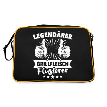 Grilled Meat Legend - Retro Bag - black/gold - Back
