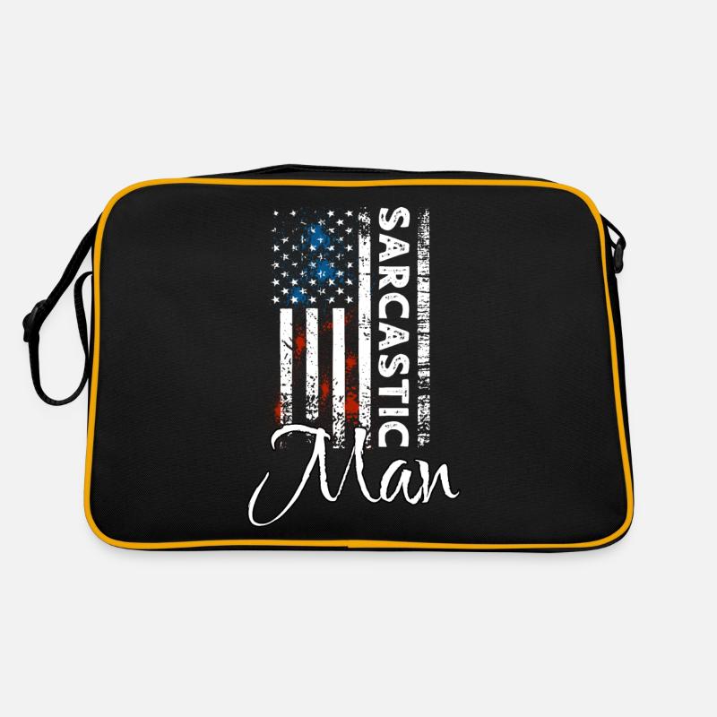 Sarcastic Man Retro Bag