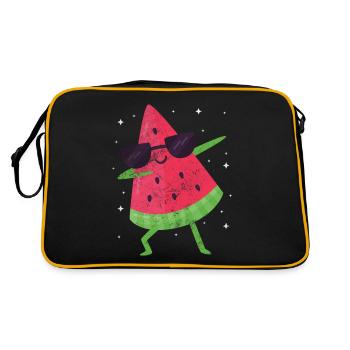 Watermelon - Retro Bag - black/gold - Back