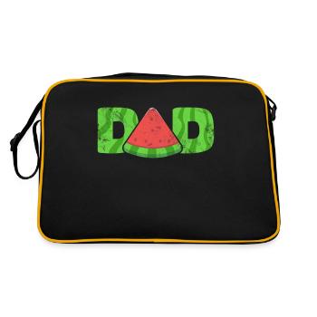 Père pastèque - Sac Retro - noir/or - Dos
