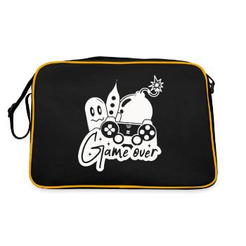 Gaming Gamer Game Over Manette Ghost Bomb - Sac Retro - noir/or - Dos